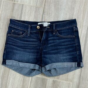 Like New Abercrombie & Fitch Navy Denim Shorts